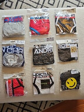 🔥 🔥 🔥 NWT (set Of 9) Andrew Christian (Out Of Stock)